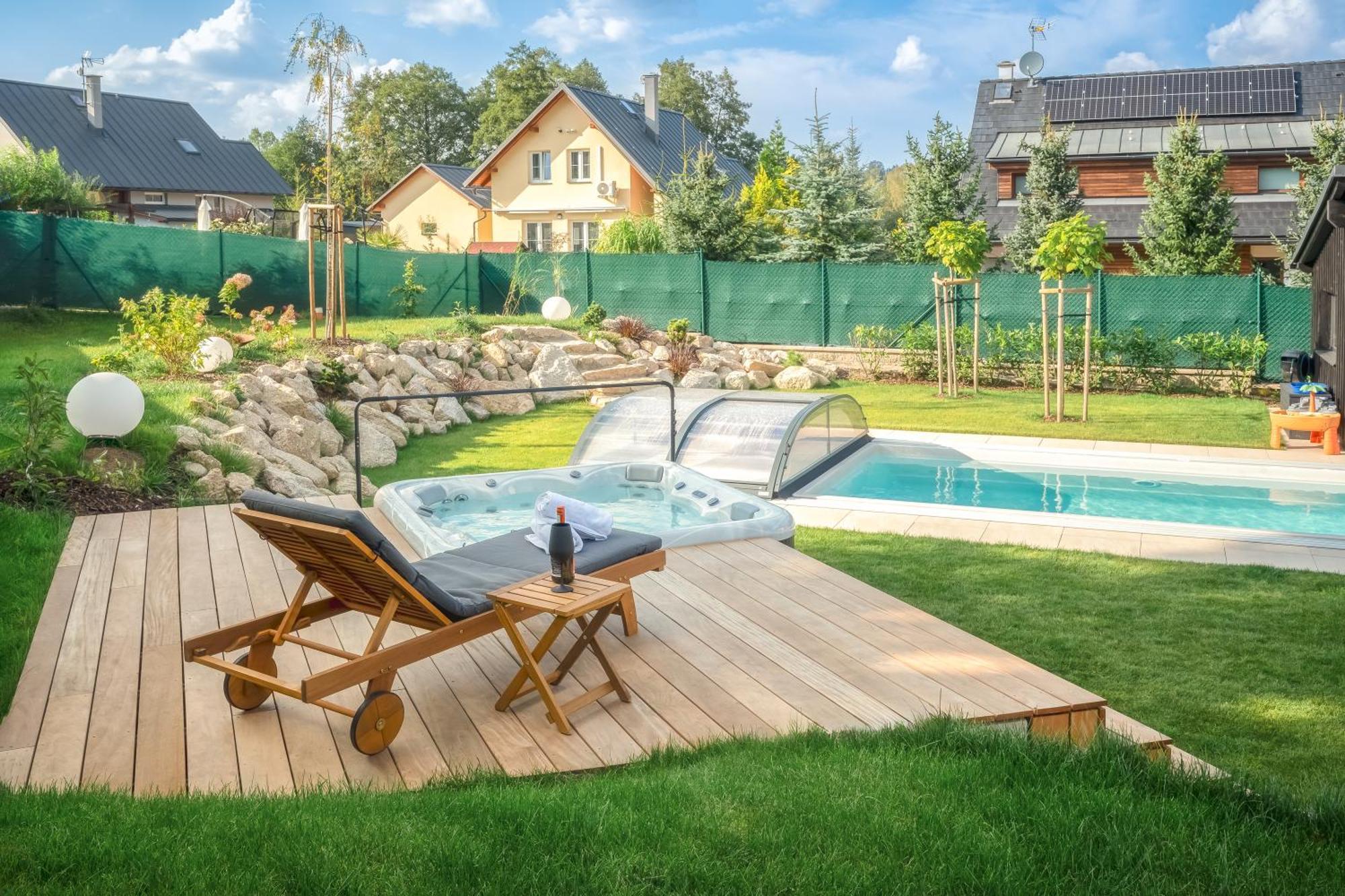 Smrzovka - Luxury House With Swimming Pool, Jacuzzi, Garden And Bbq * Jablonec nad Nisou